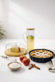 Hermia Set de cocina de 4 piezas con Dariole de granito y accesorios de bambú